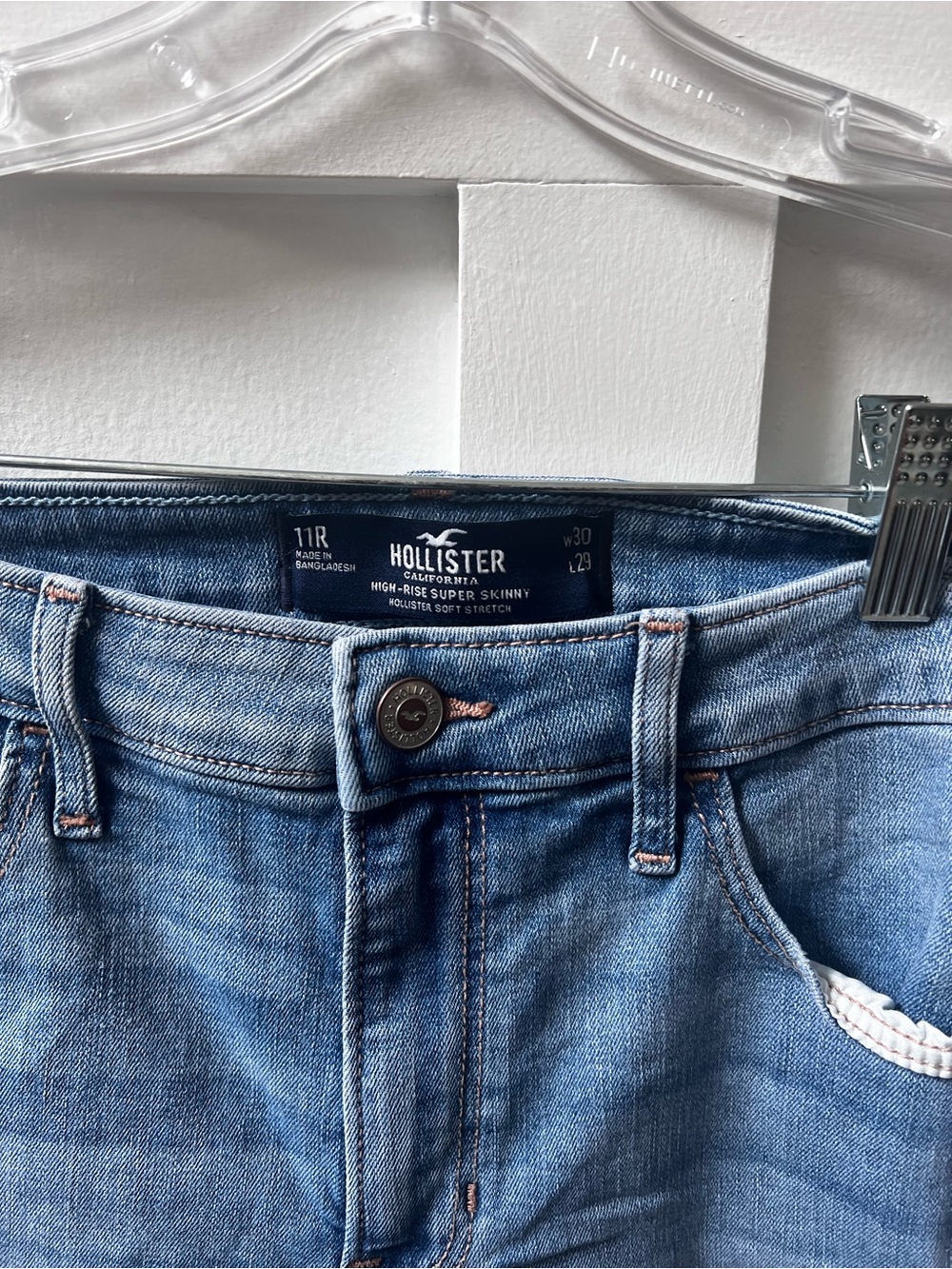 Hollister Light Wash Jeans - Blue